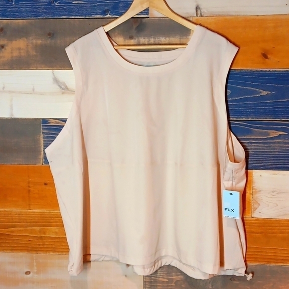 FLX Activewear Top 4X blush - Picture 1 of 7